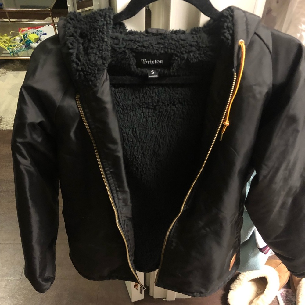 Brixton women’s fur fleece jacket